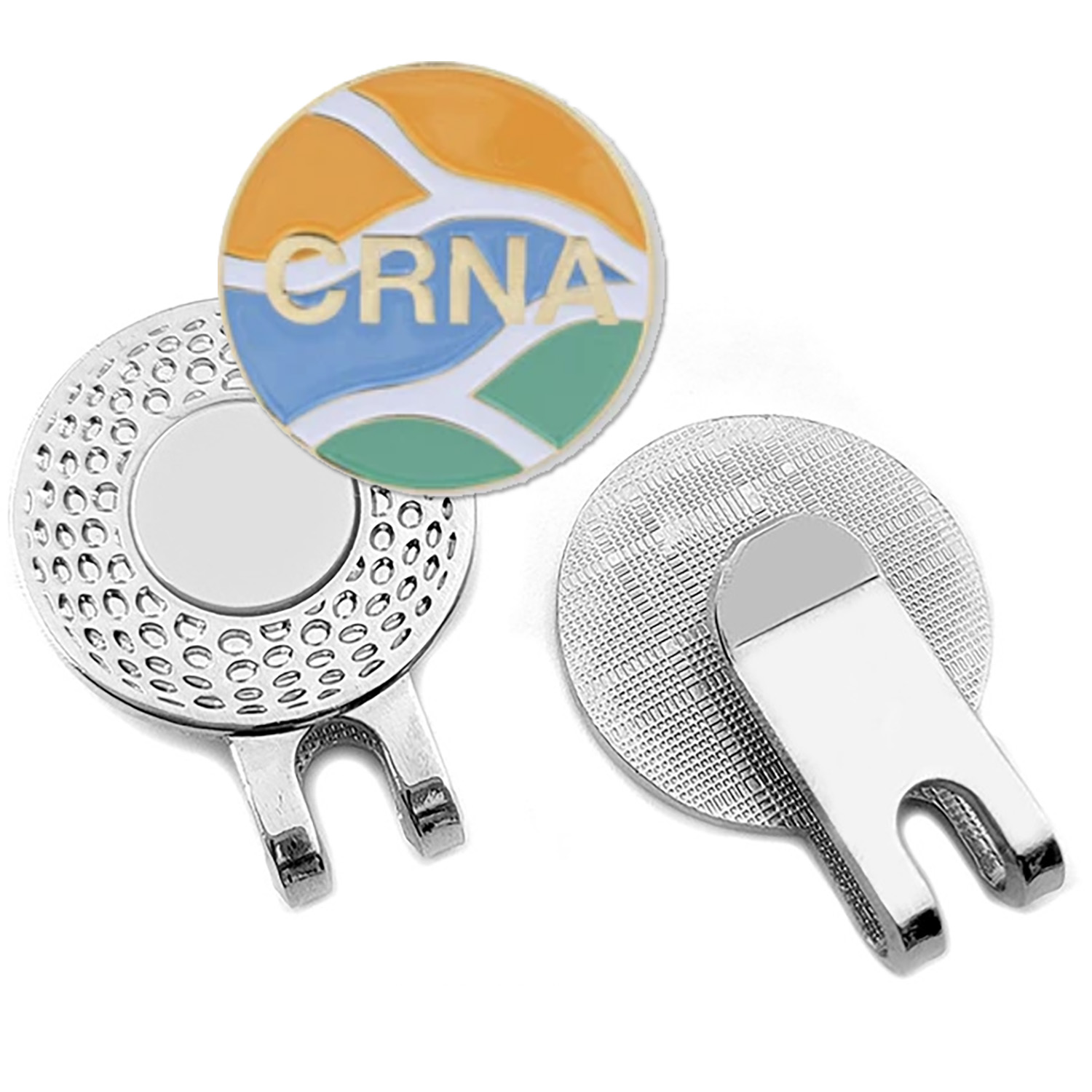 Golf Hat Clip with Magnetic Ball Marker 2