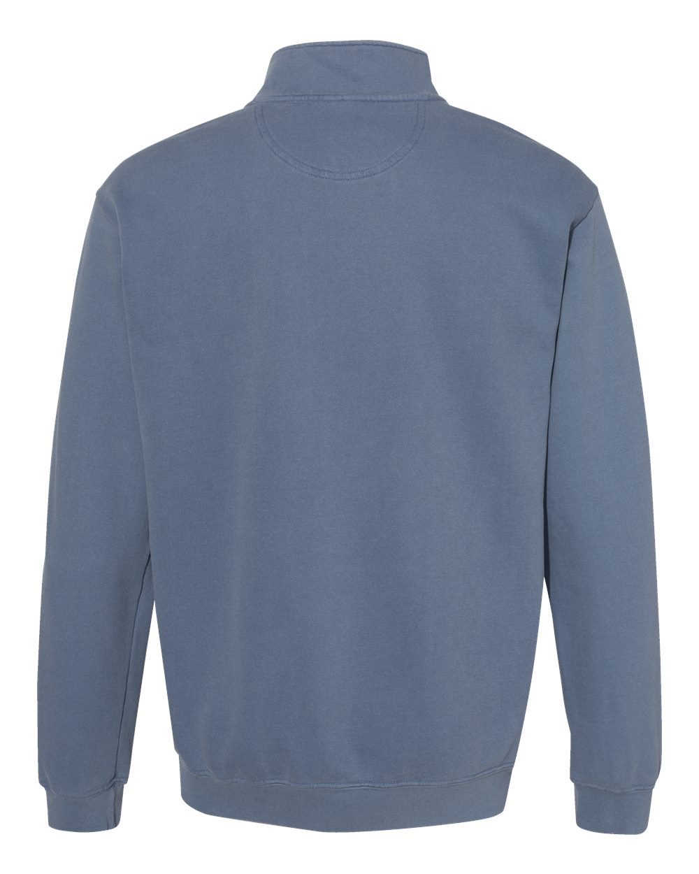 Garment-Dyed Quarter Zip Sweatshirt