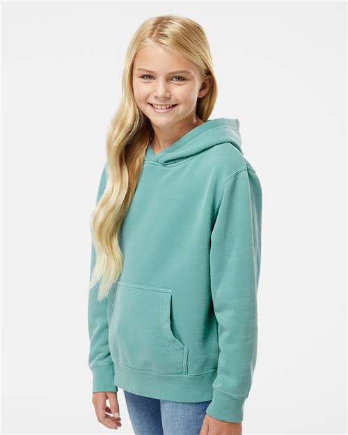 Youth Midweight Pigment-Dyed Hooded Sweatshirt - PRM1500Y 64