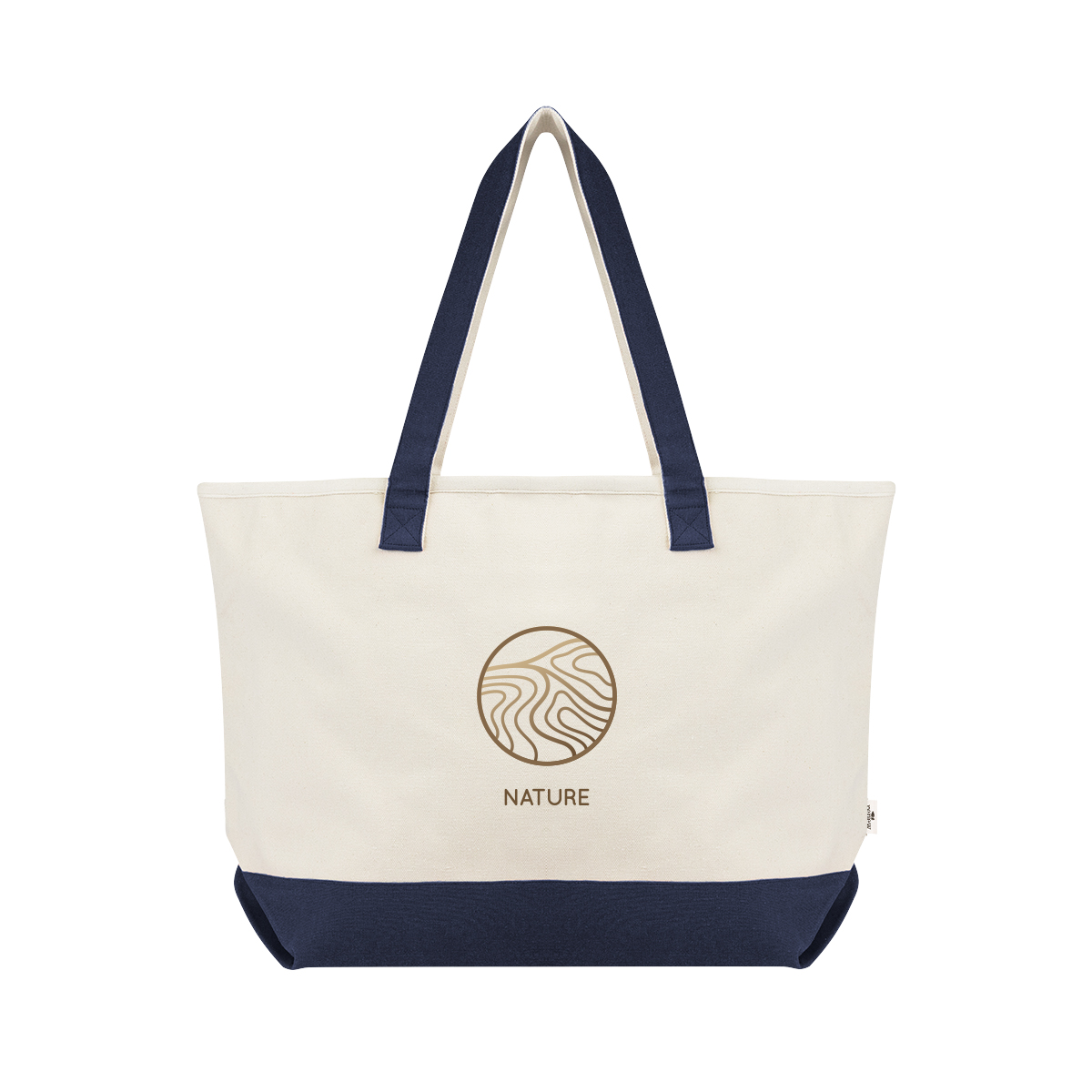 Large Starboard Recycled Cotton Canvas Tote Bag, custom tote bag with logo imprint 7