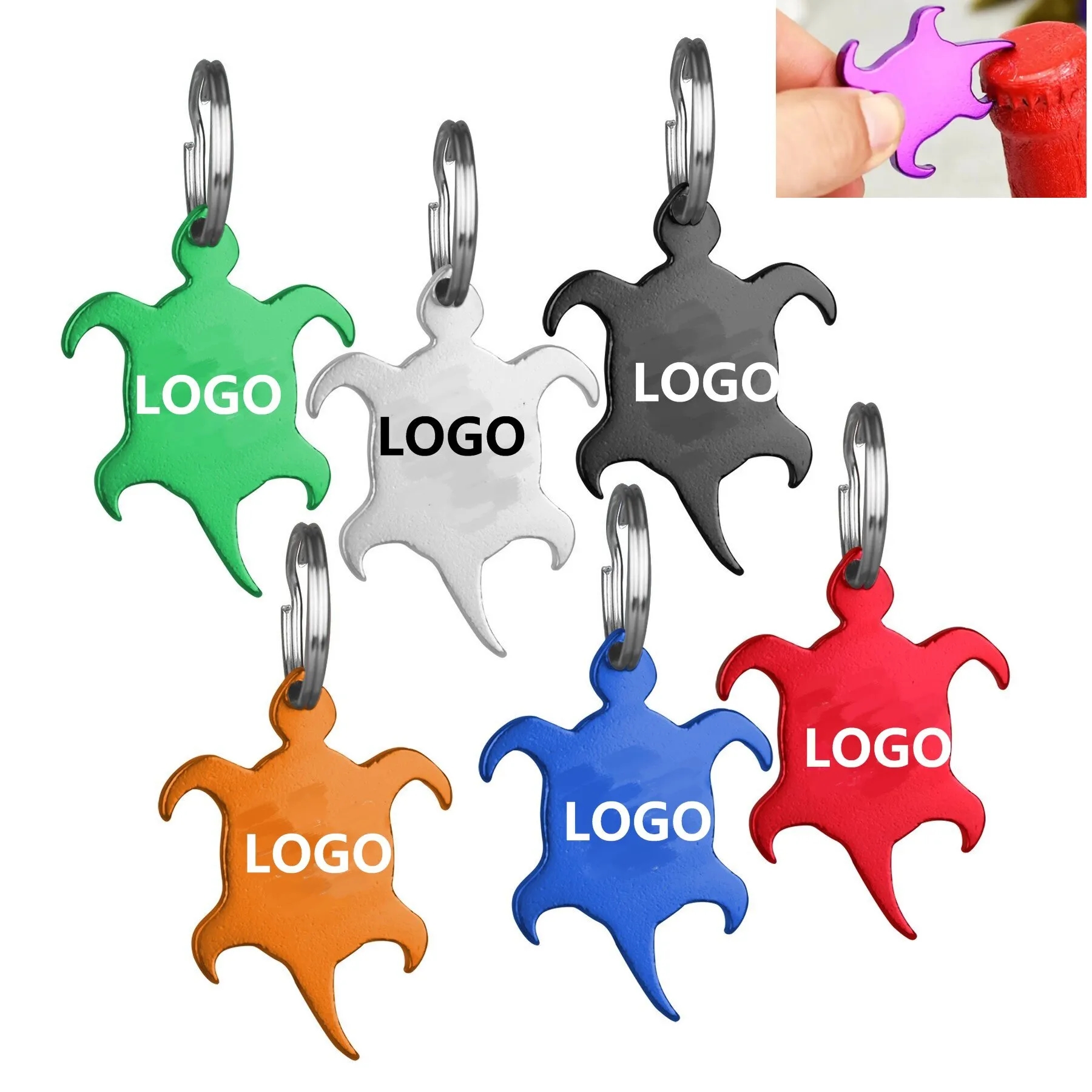 Turtle Shaped Bottle Opener Key Holder 2