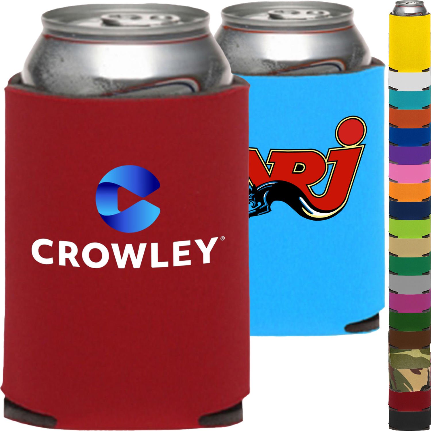 Foldable Personalized Can Coolers 1