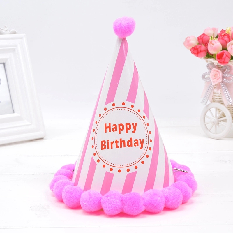 Birthday Party Kids Game Hat & Cake Celebration Decoration 4