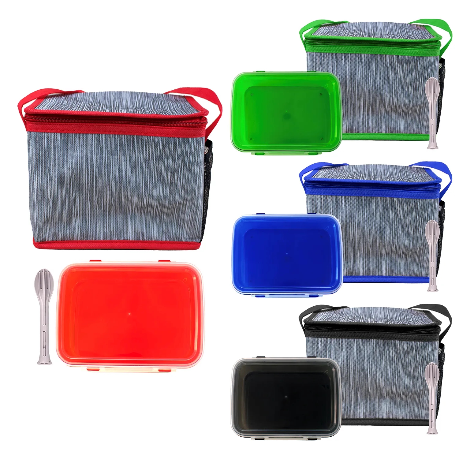 Clip Top & Utensils Cooler Set 3
