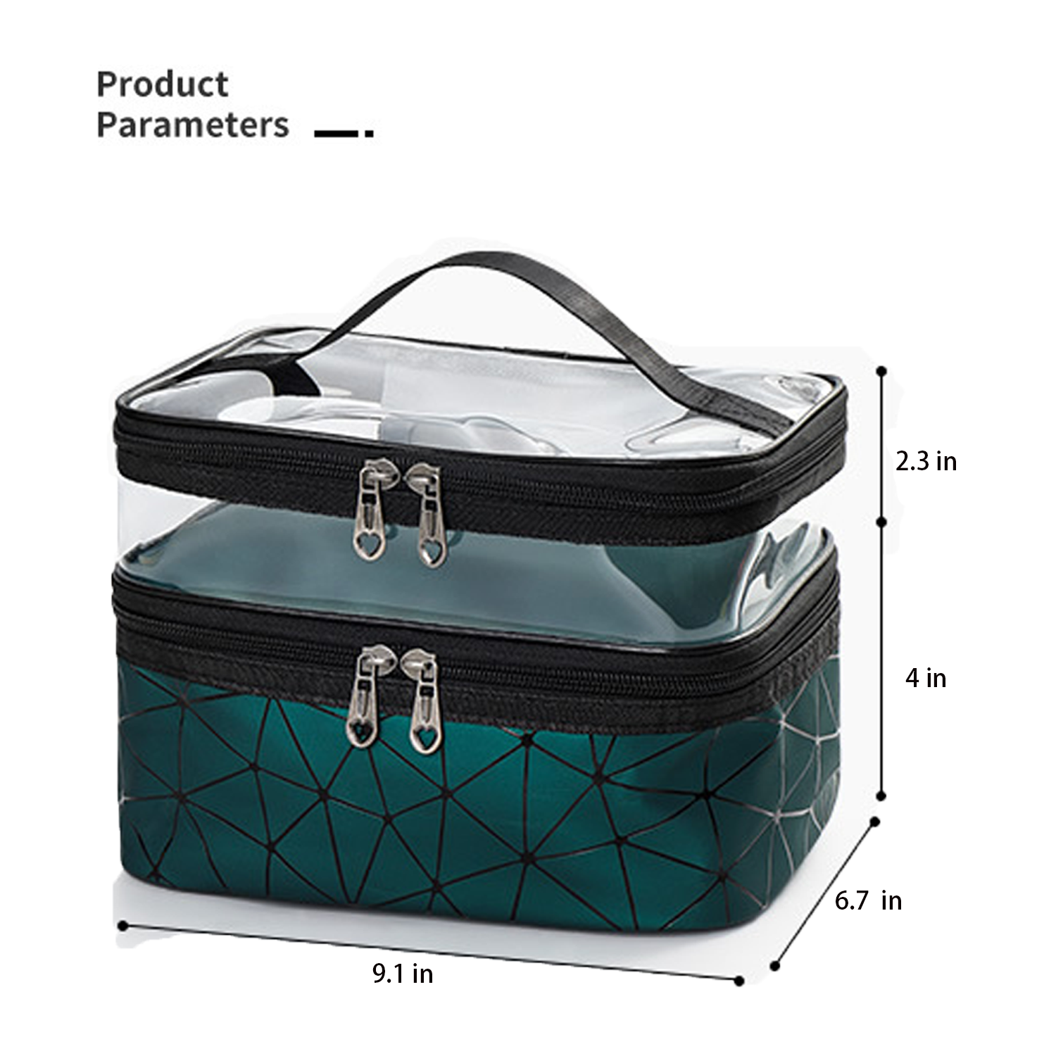 Double Layer Cosmetic Bag 1