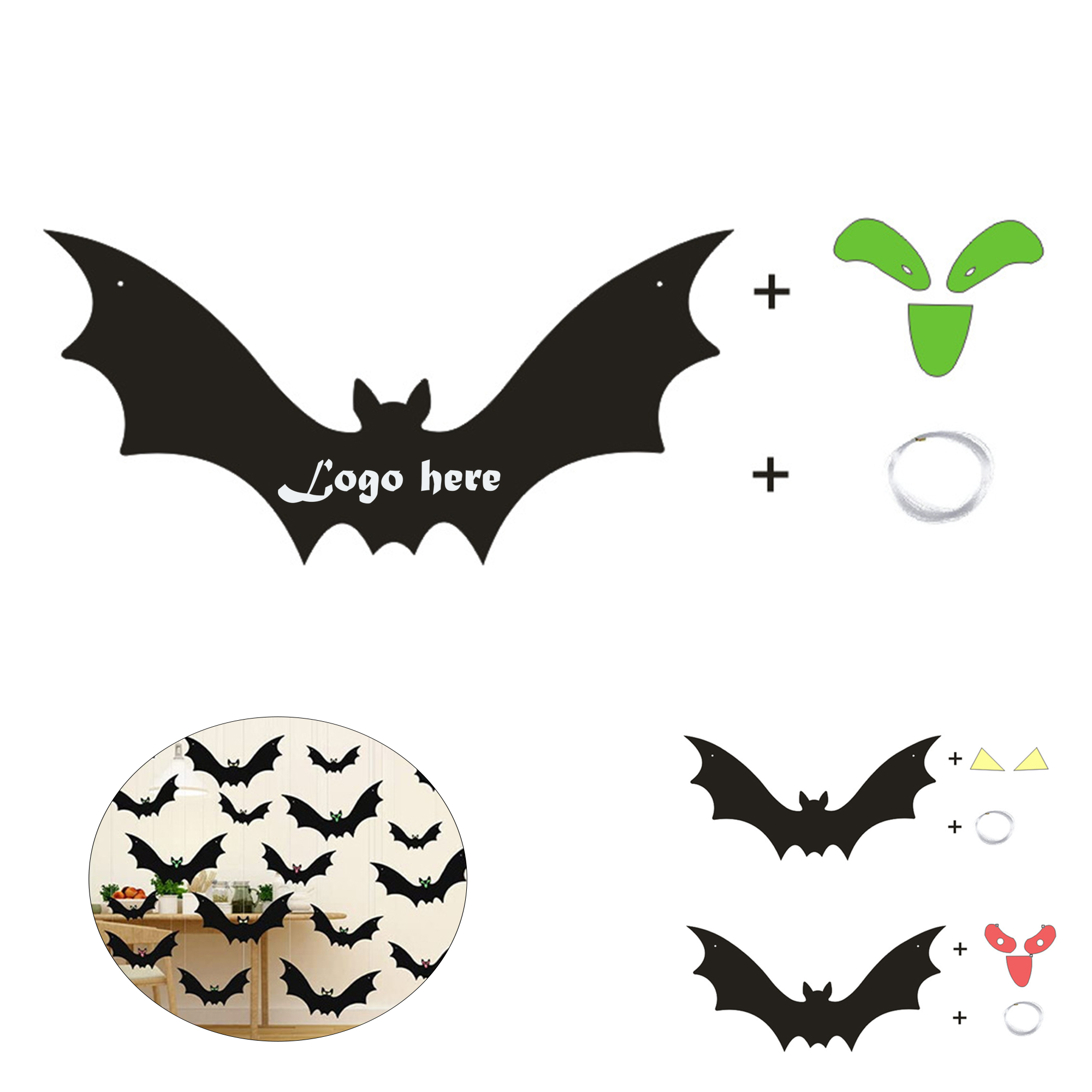 Halloween Bat Hanging Decoration 4