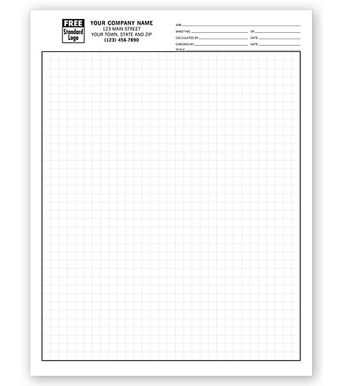 Graph Papers, Standard 1/4", Padded 1