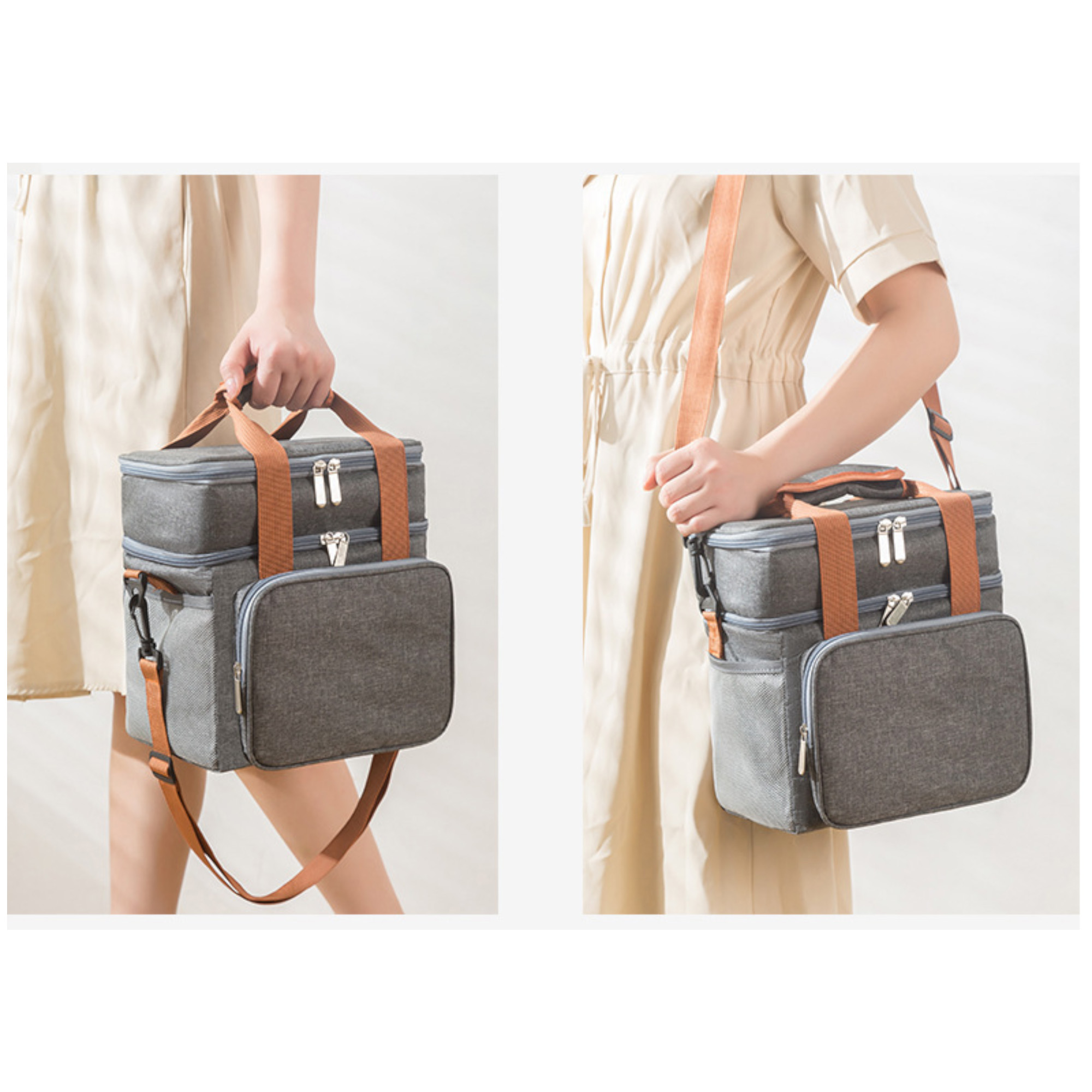 10L Double Layer Insulated Cooler Bag 7