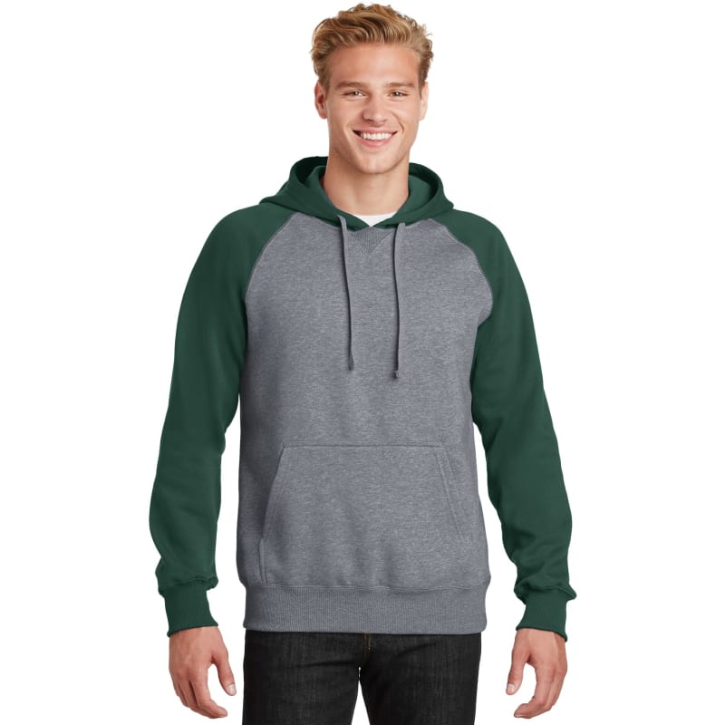 Sport-Tek Raglan Colorblock Pullover Hooded Sweatshirt., custom hoodie or sweatshirt with logo imprint 14