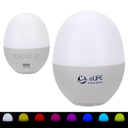 Audio Dome Lighted Wireless Speaker with White Noise Sounds 19
