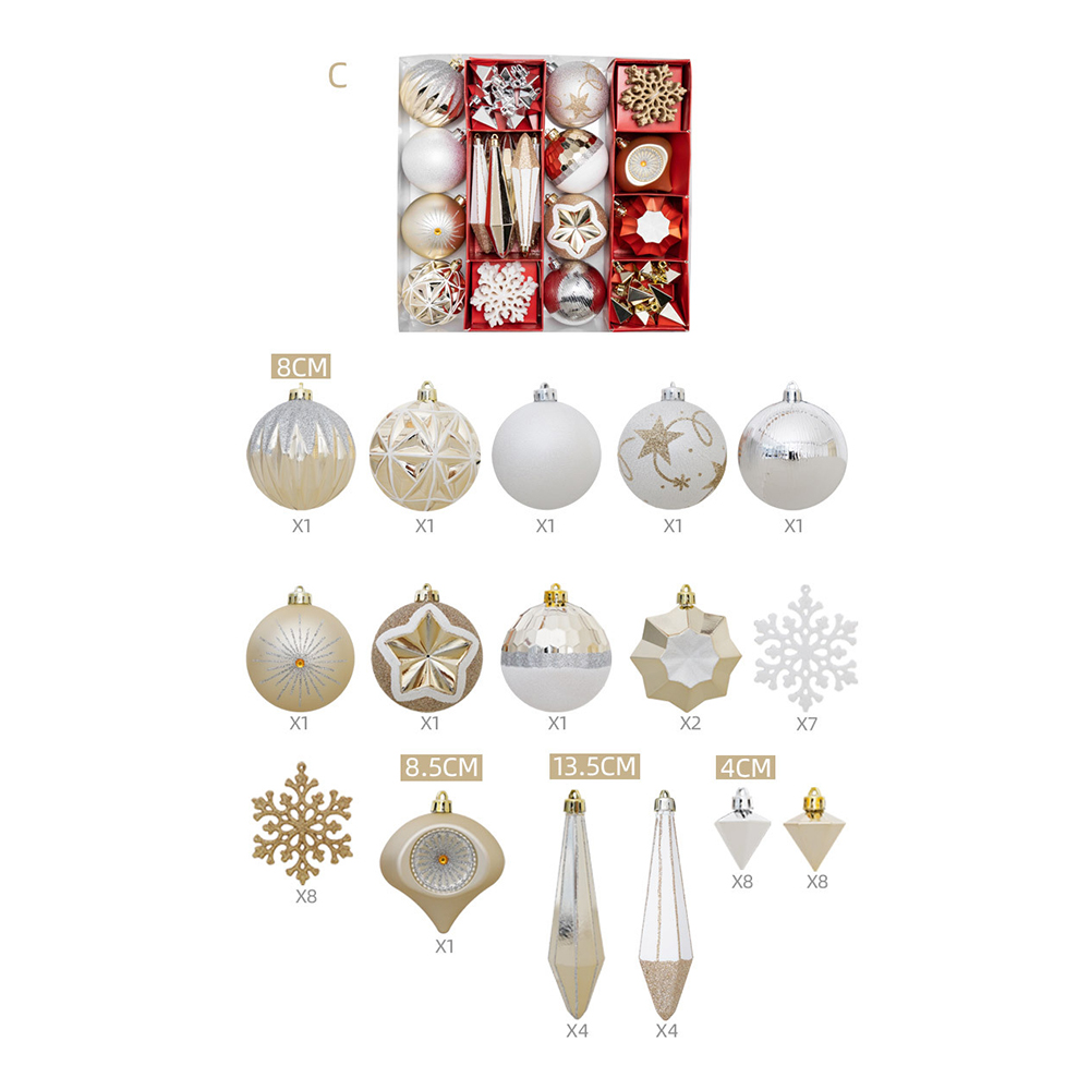 Christmas Tree 50pcs Decoration Set 4