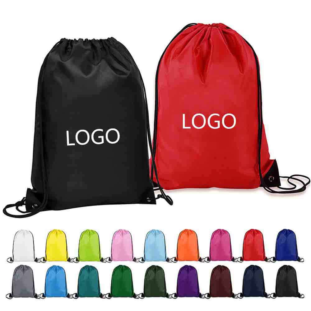 14" X 18" Polyester Drawstring Backpack 8