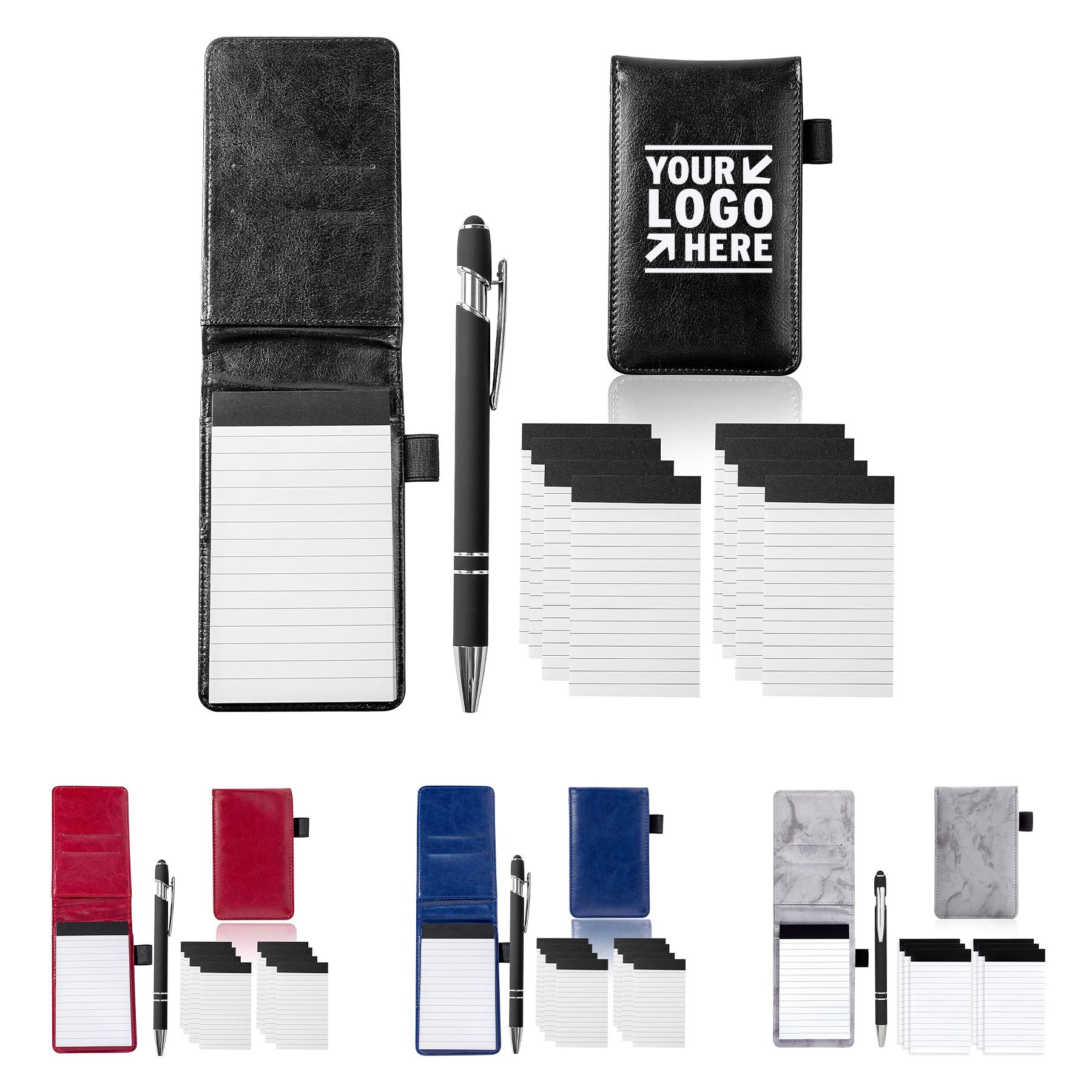 3" x 5" Pocket Notebook with Pen 1