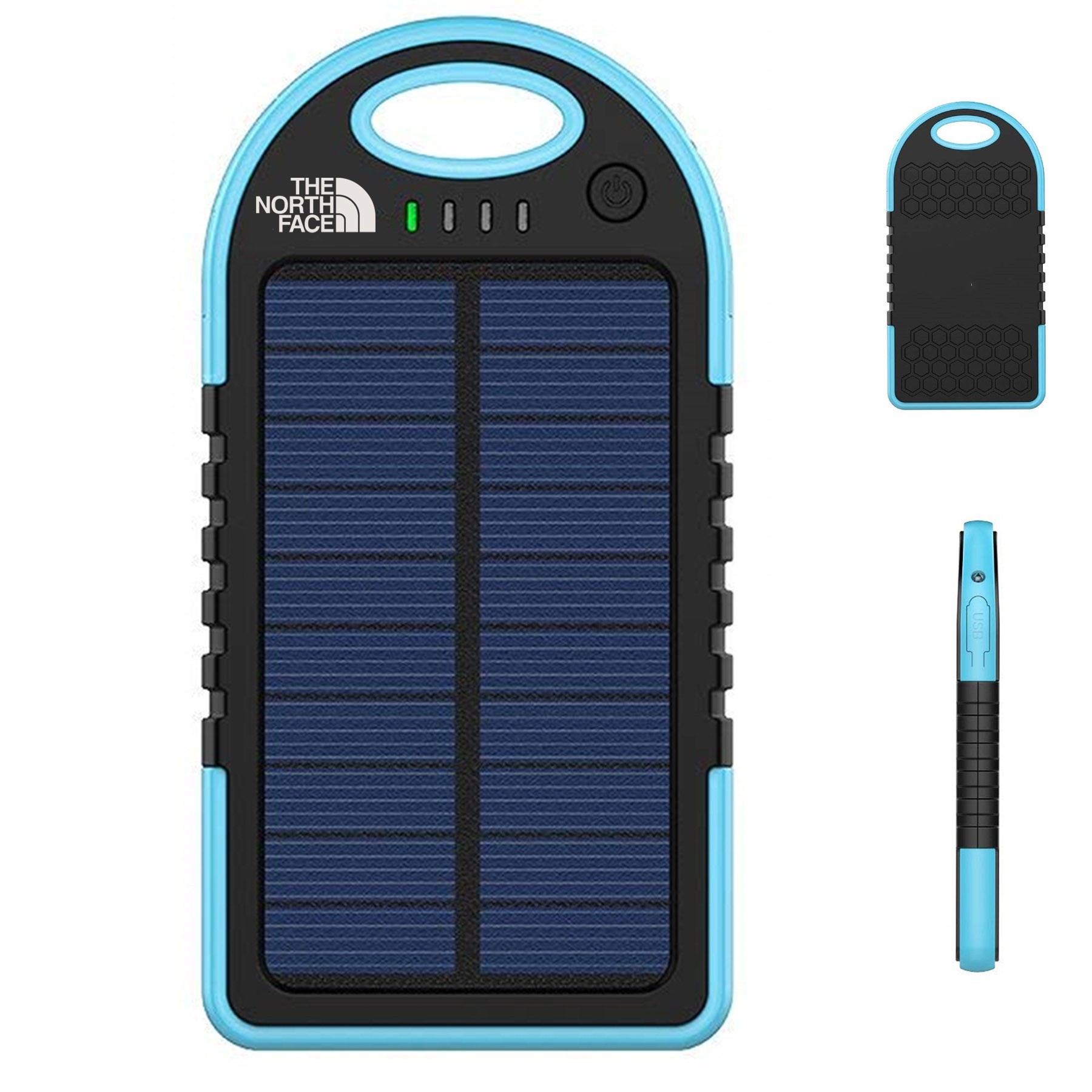 Waterproof Solar Powered Power Bank 5000Mah 2