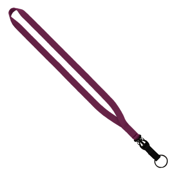 1/2" Smooth Nylon Slide Release Lanyard 11