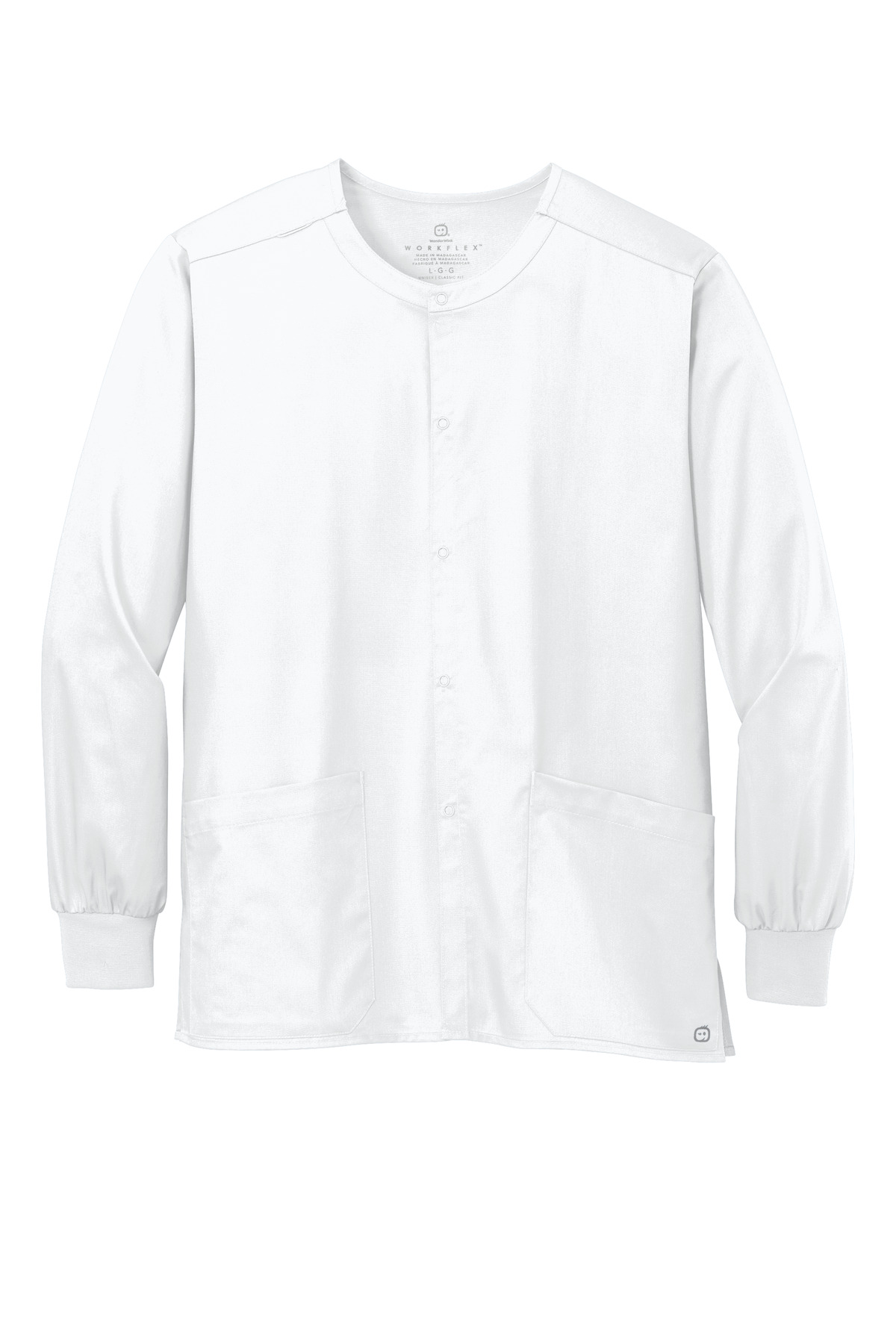 Wink® Unisex WorkFlex Snap-Front Scrub Jacket 8