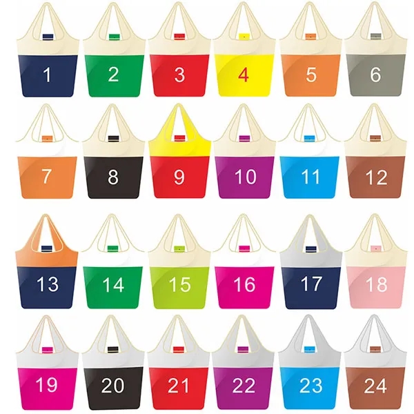Large Capacity RPET Folding Grocery Bags 2