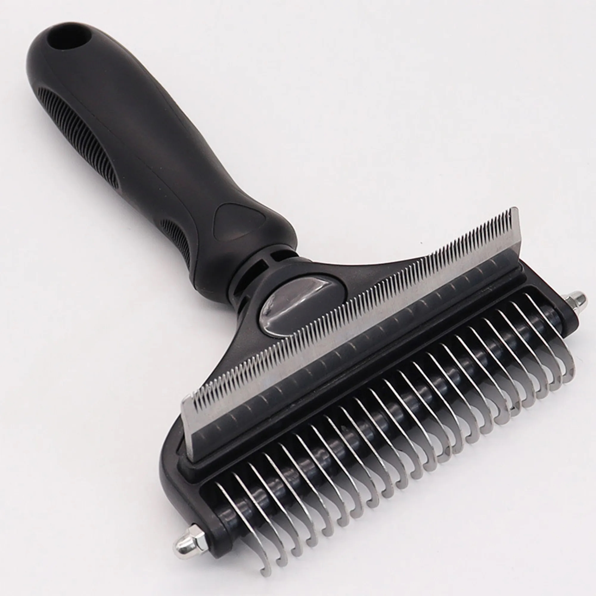 Dual Head Pet Grooming Brush For Detangling And Smoothing 12