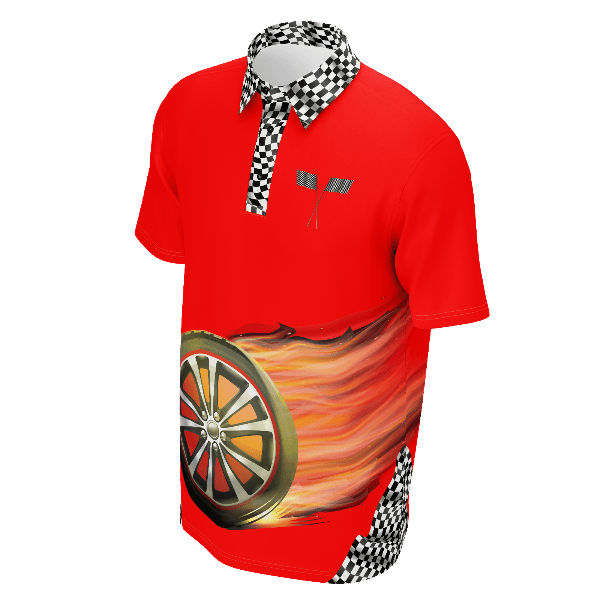 Men's Polo Shirt. Custom Sublimated 6