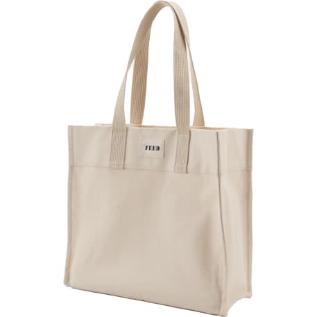 FEED Organic Cotton Market Tote, custom tote bag with logo imprint 15