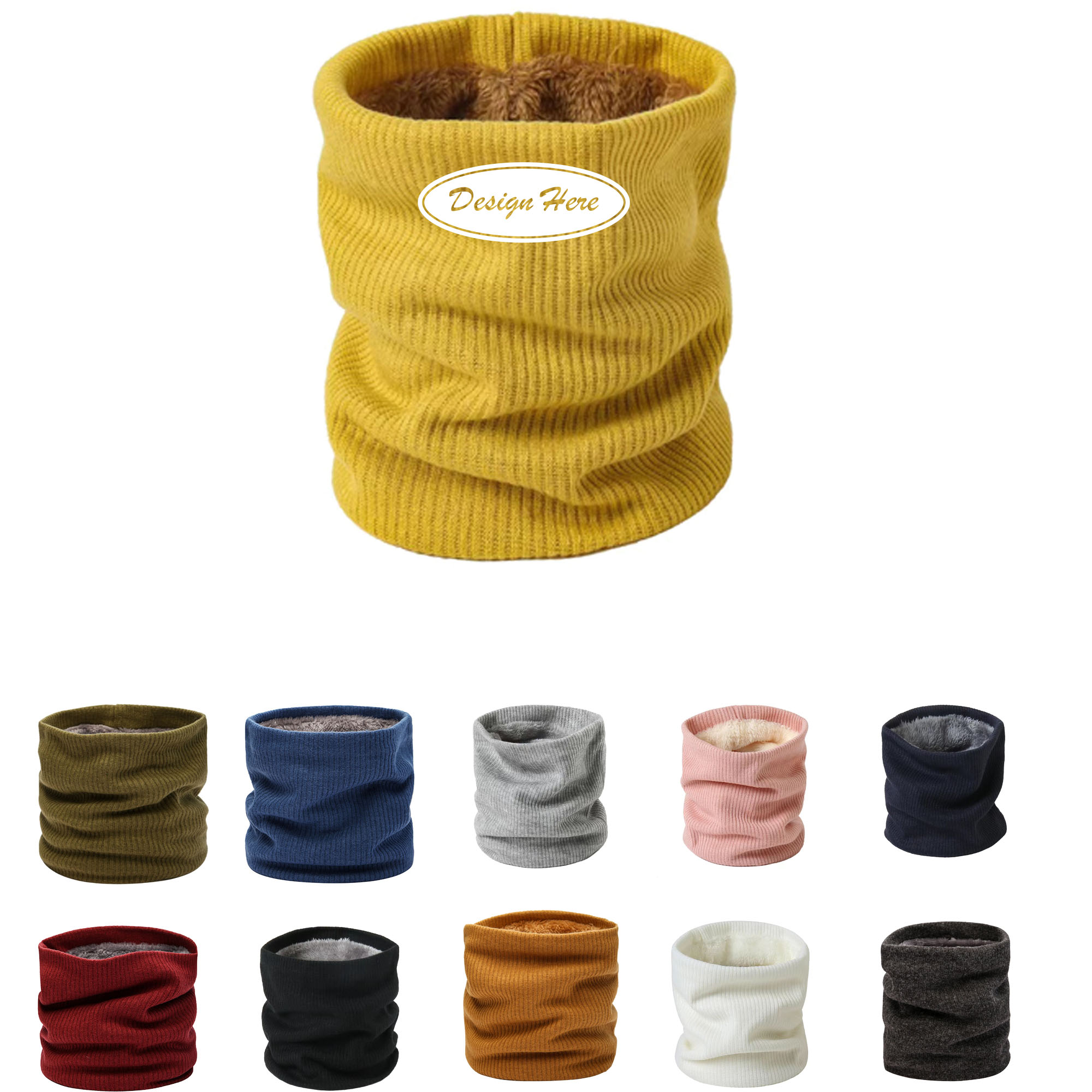 Soft & Warm Winter Knitted Neck Warmer Scarf 6