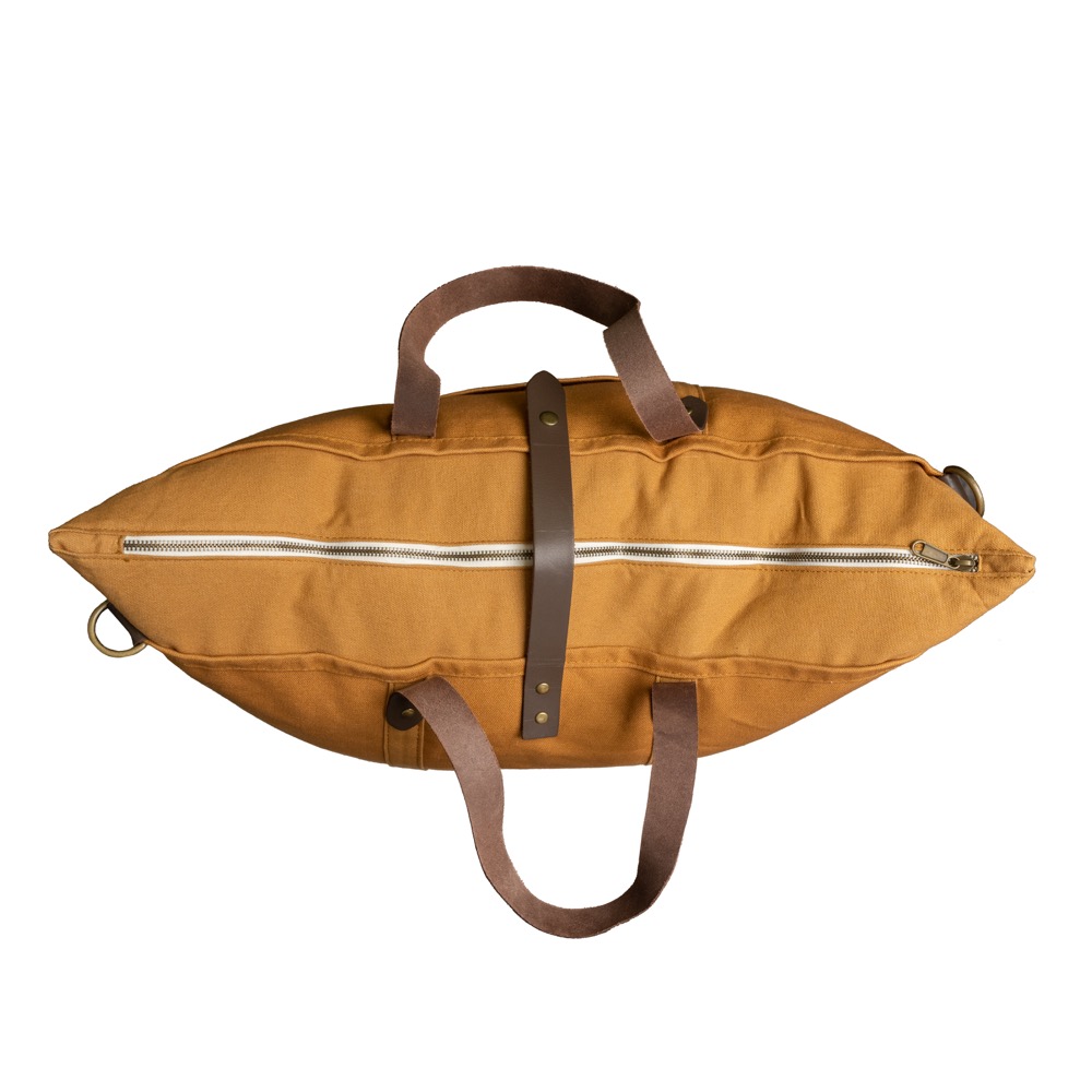 18 oz Luxury Ventura Weekender Canvas Travel Bag 6