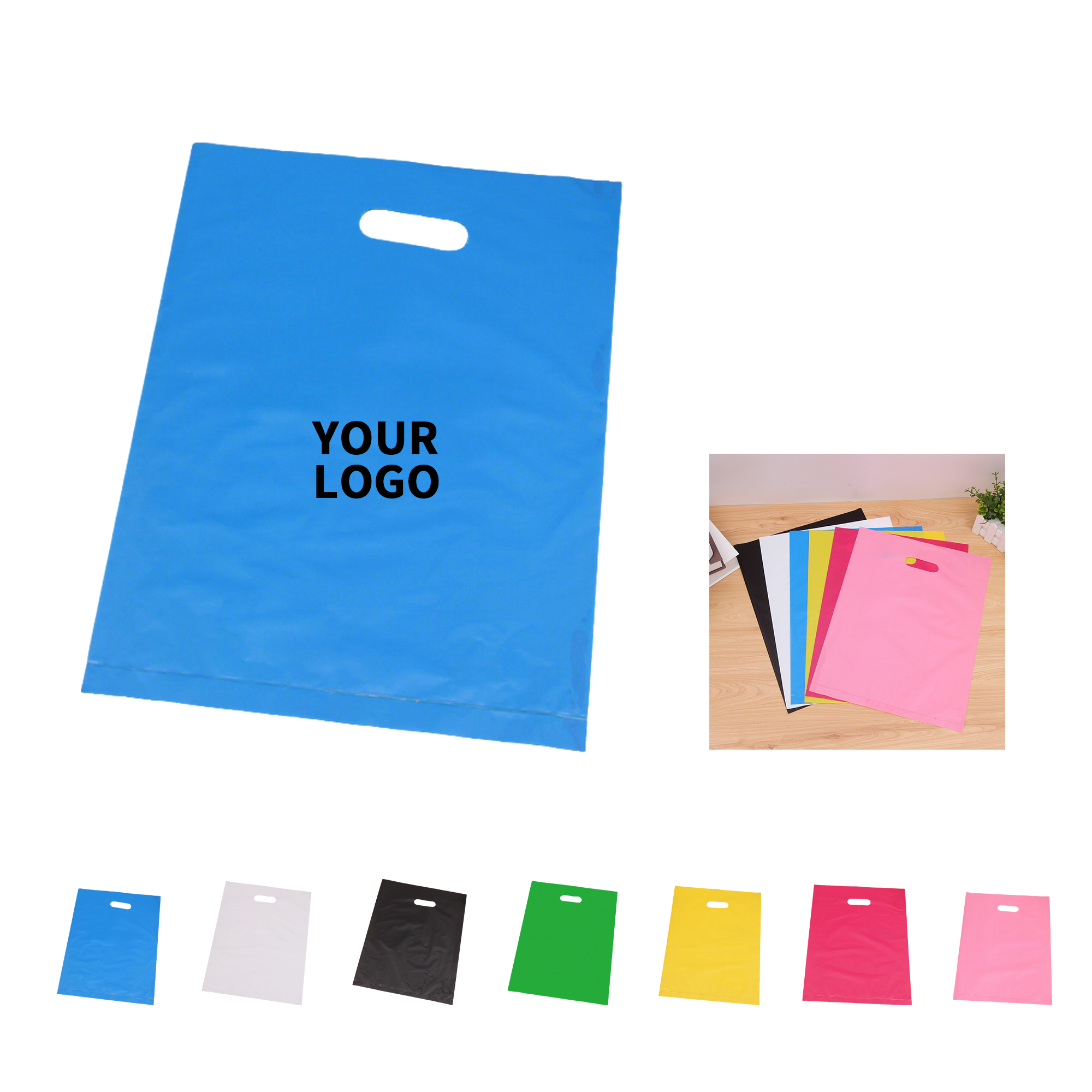 Polyethylene Die Cut Handle Tote Bag 2