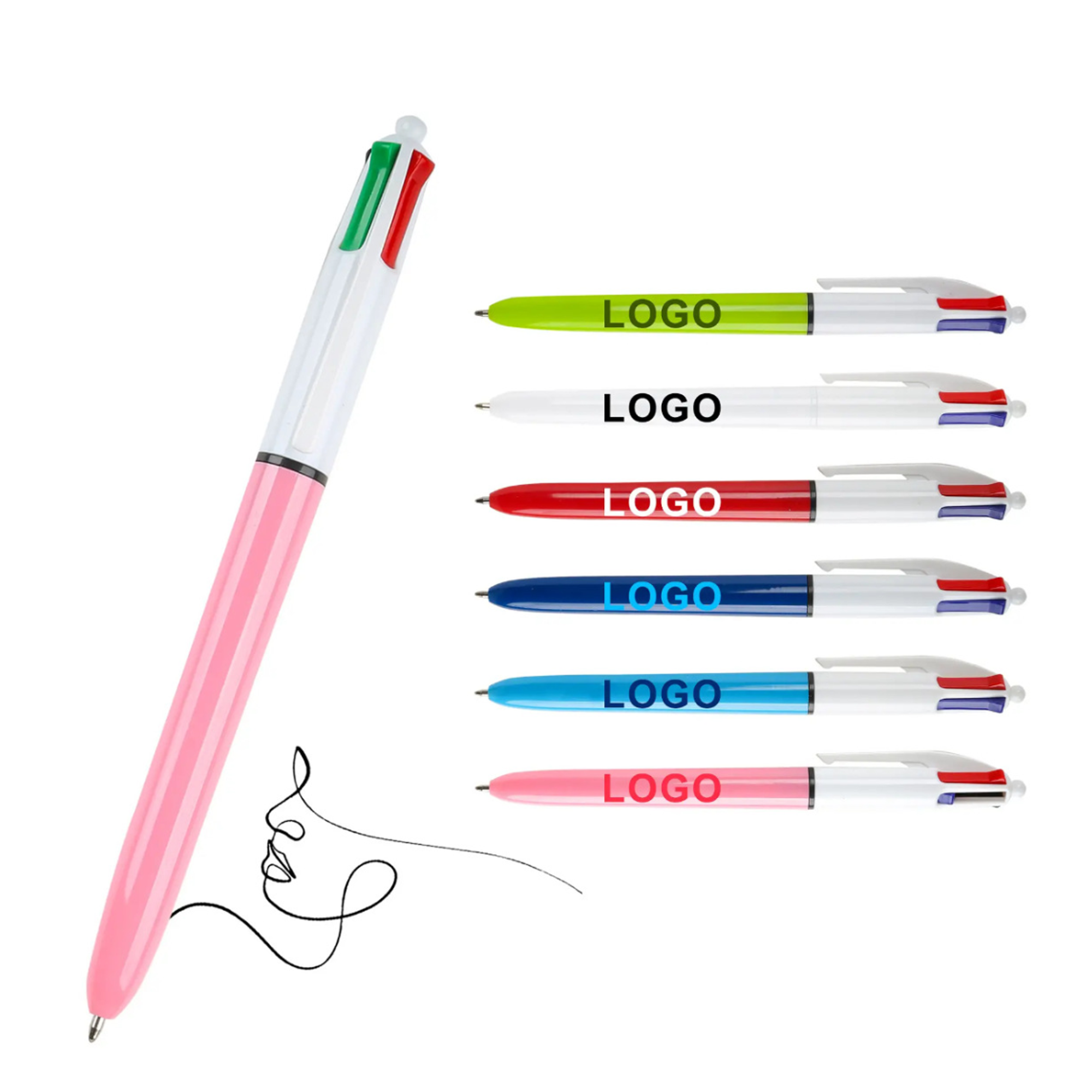 Four-Color Retractable Journal Pen 2