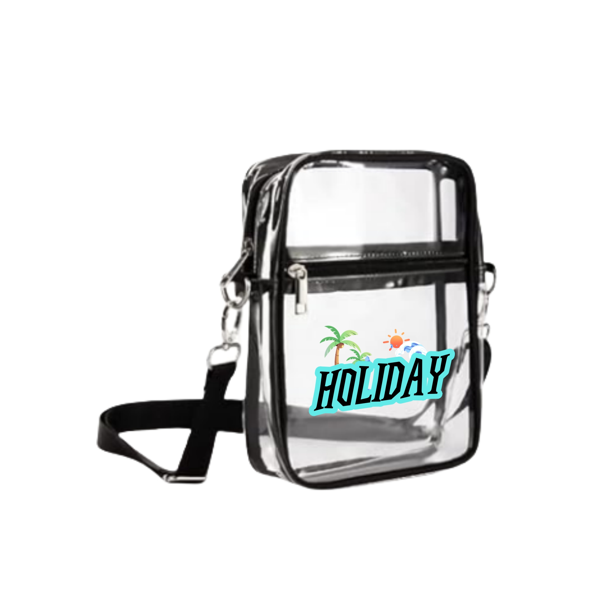 Clear Crossbody Bag With Adjustable Shoulder Strap 3