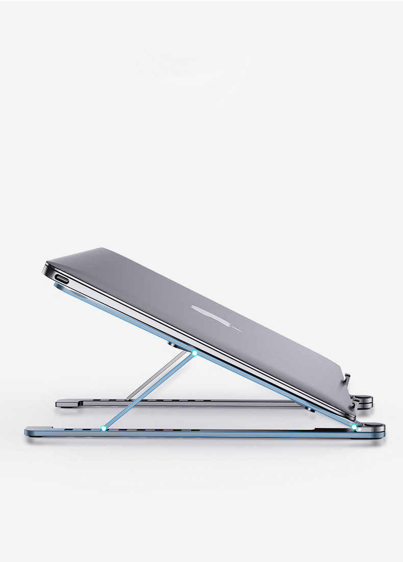 Adjustable Computer Riser Aluminum Ergonomic Desktop Holder ---- 14" to 17.3" 4