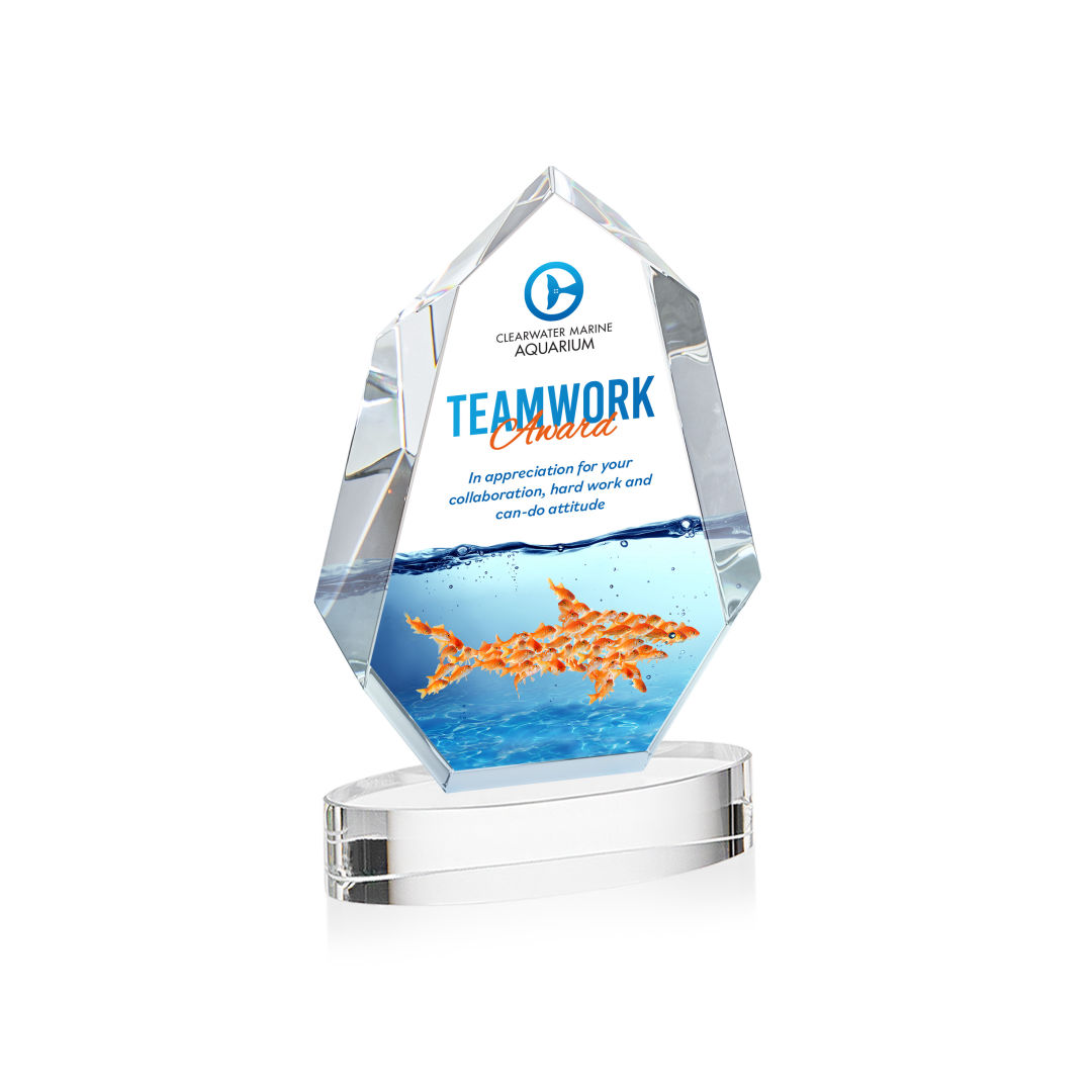 Norwood VividPrint™ Award on Alberton Base - Clear 2