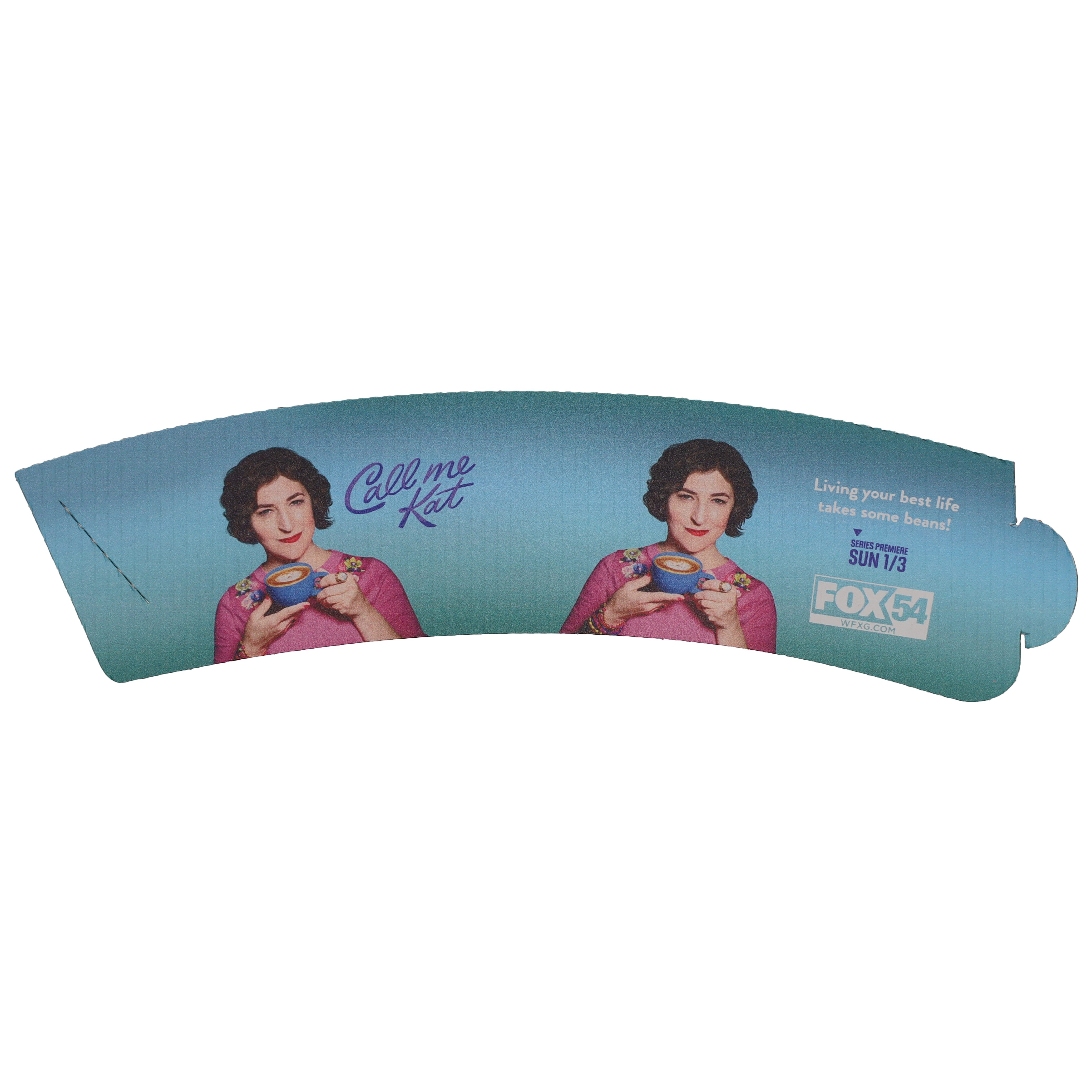 12/16 oz Corrugated Beverage Sleeve - White 5