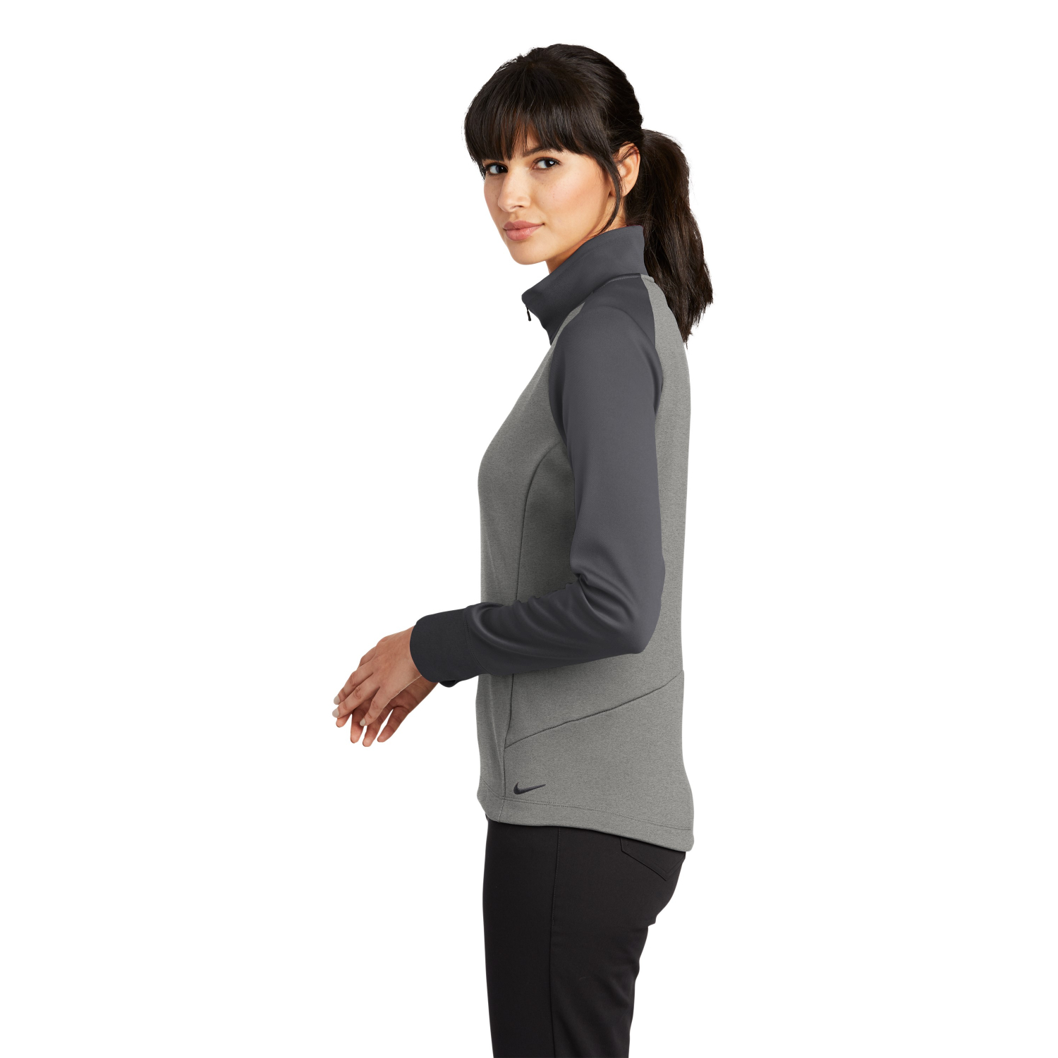 Nike Dry Element 1/2-Zip Cover-Up w/ Screen Print 5.5 oz. 9