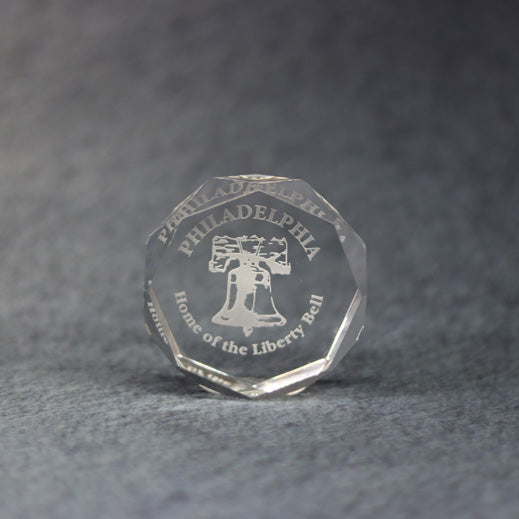 Multi-Faceted Acrylic Paperweight 12