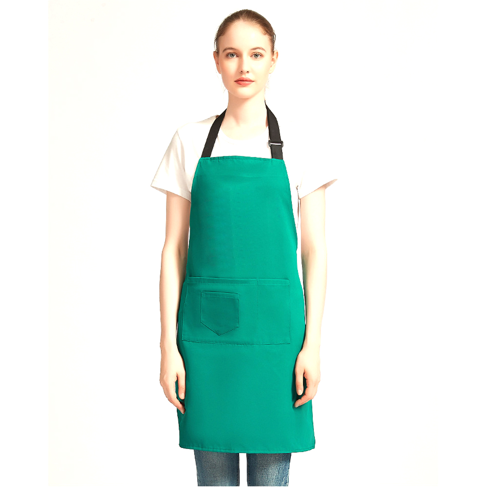Waterproof kitchen cotton-polyester apron 4