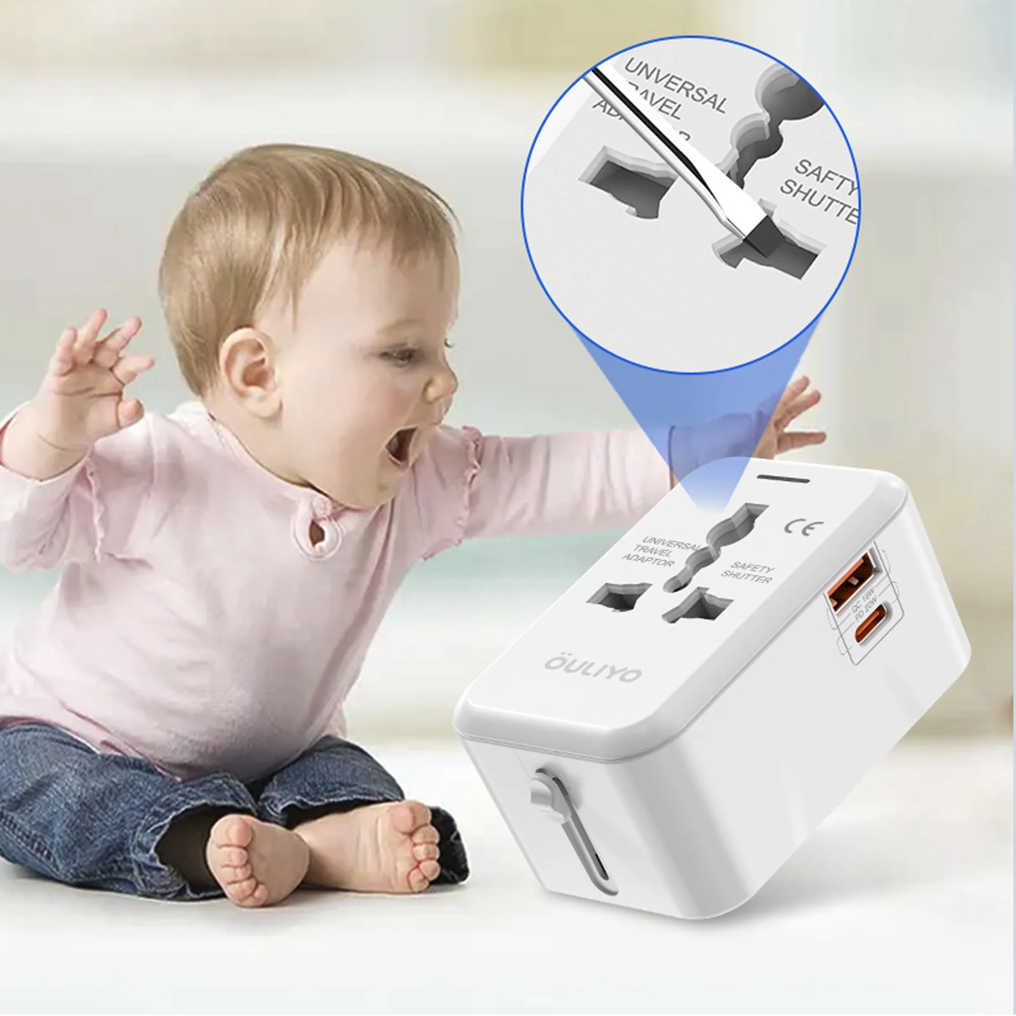 Mini Universal Travel Adapter Plug & Socket 7