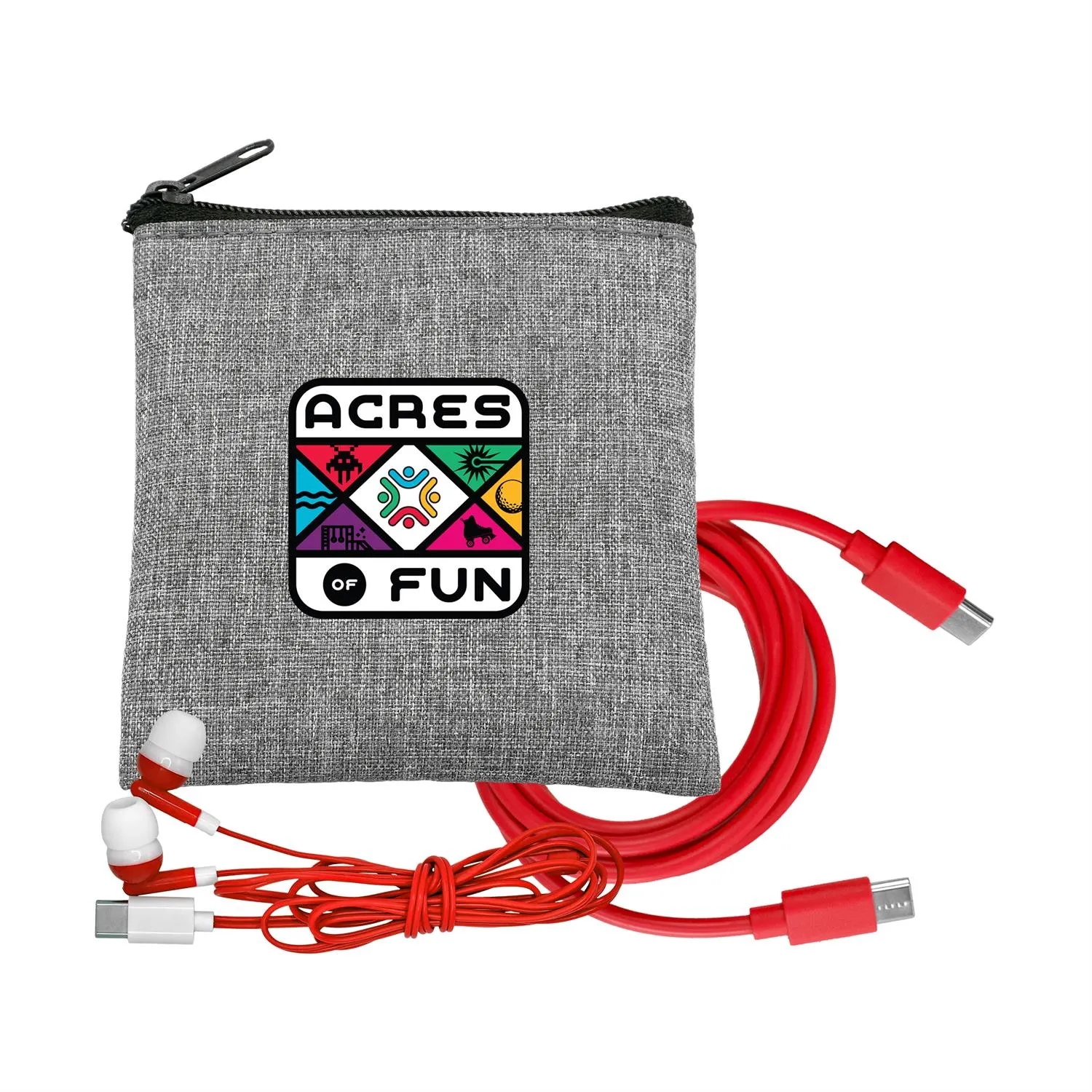 Recycled C to C Cable & Ear Bud Set 2