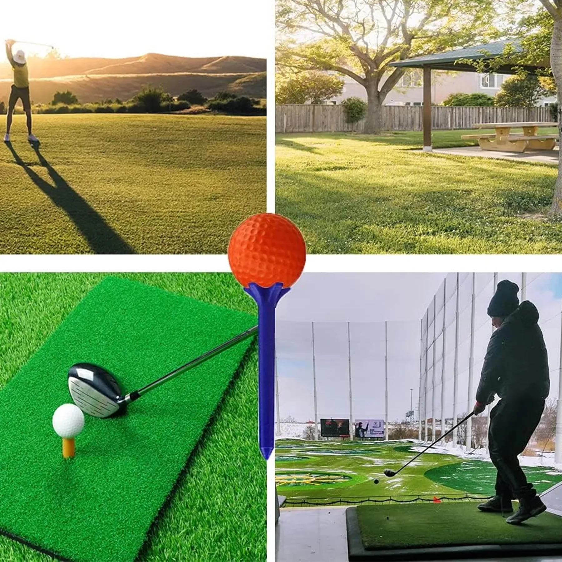 Plastic Professional Golf Tees 9