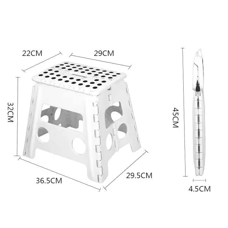 Portable Folding Plastic Stool 6