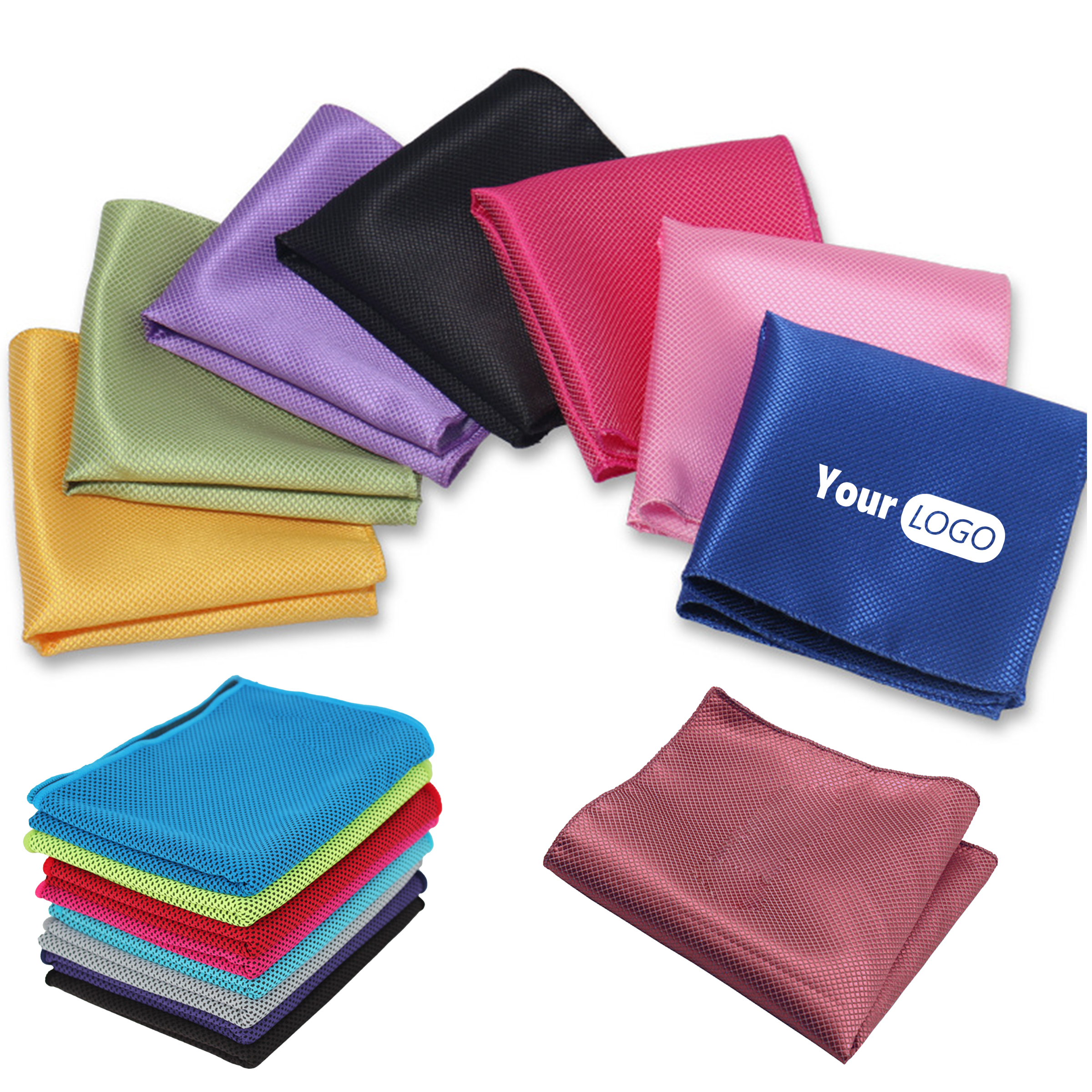 Polyester Elegant Pocket Square Handkerchief For Timeless Style 2