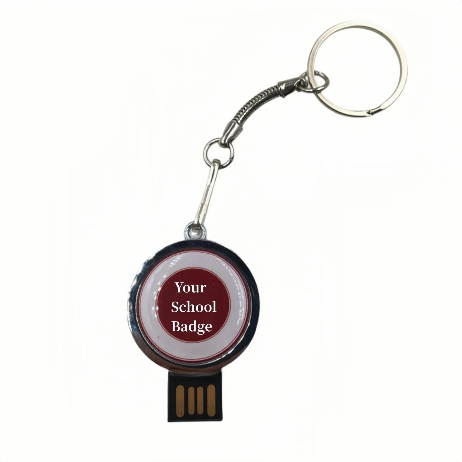 Metal Swivel USB drive for School Anniversary/Graduation Day 1