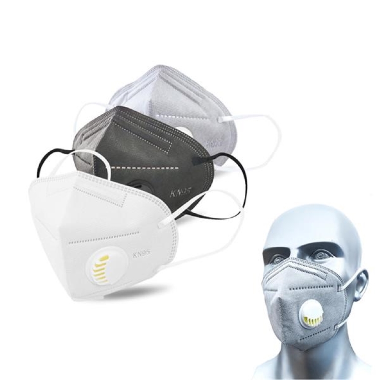5-layer Disposable KN95 Face Mask With Breathing Valve 2