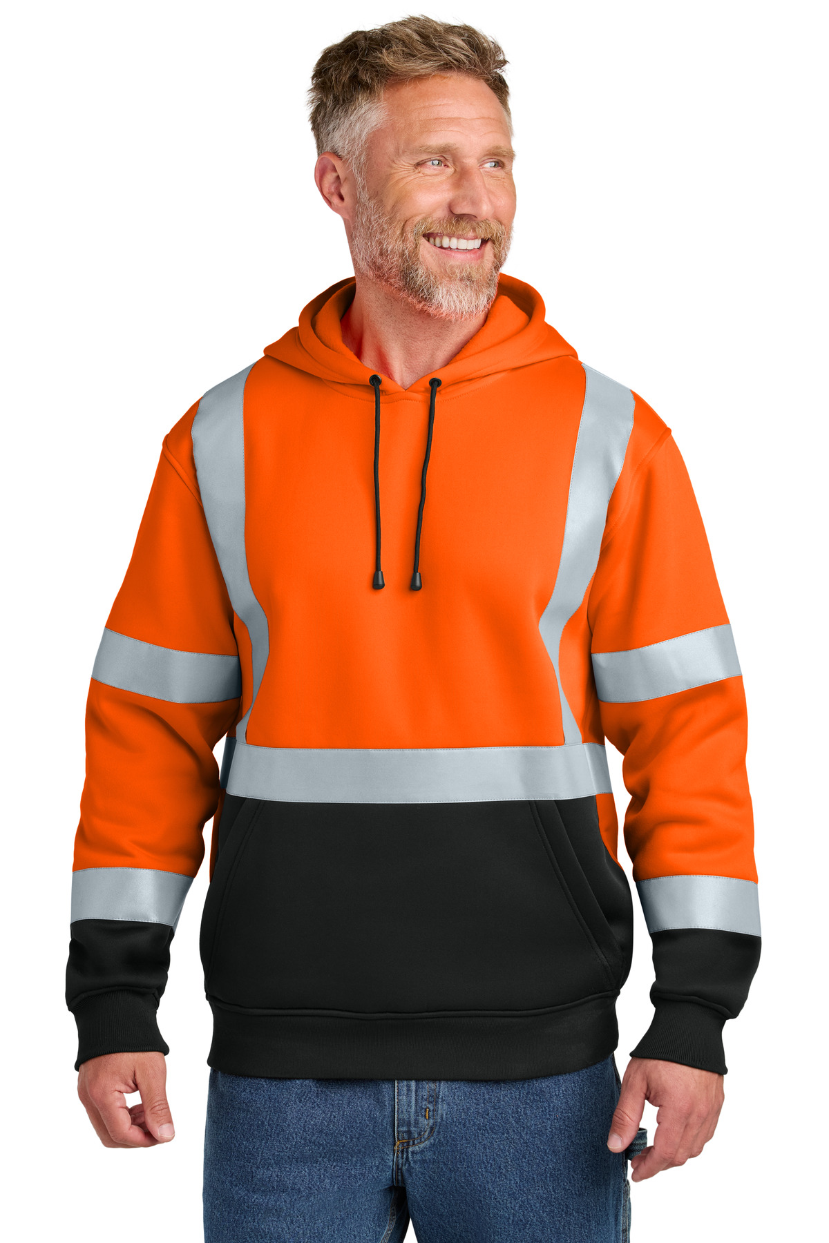 CornerStone ANSI 107 Class 3 Heavy-Duty Fleece Pullover Hoodie CSF301 8