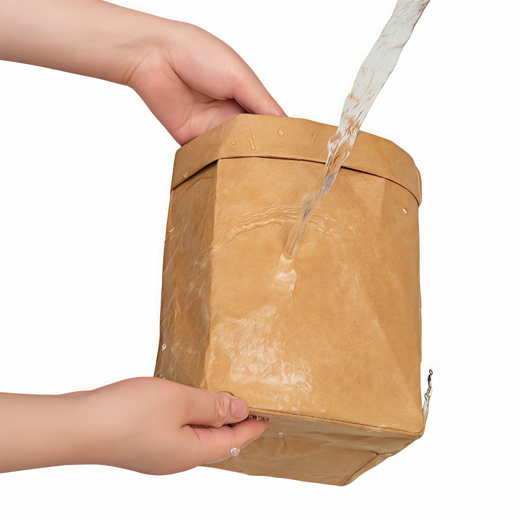 Reusable Kraft Paper Storage Bags-Washable & Eco-Conscious 1