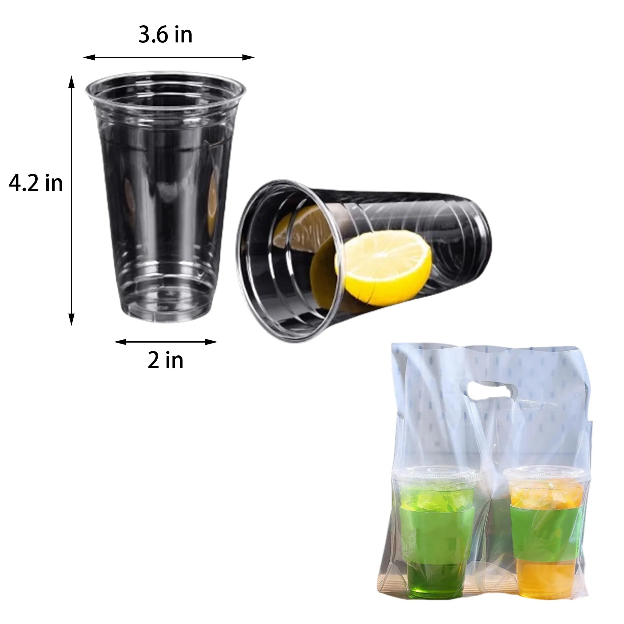 12oz Clear Disposable Cups 3