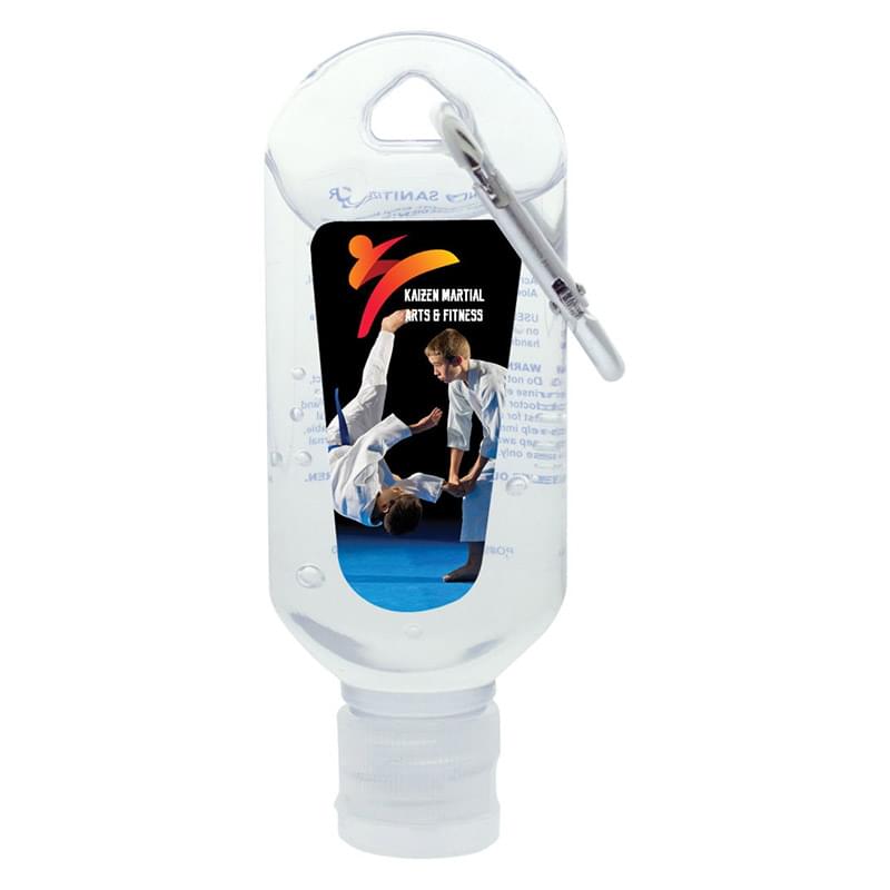 2 oz. Hand Sanitizer Gel w/ Carabiner 2