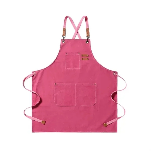 Canvas Work Apron with Heavy Duty Utility Tool Belt 16