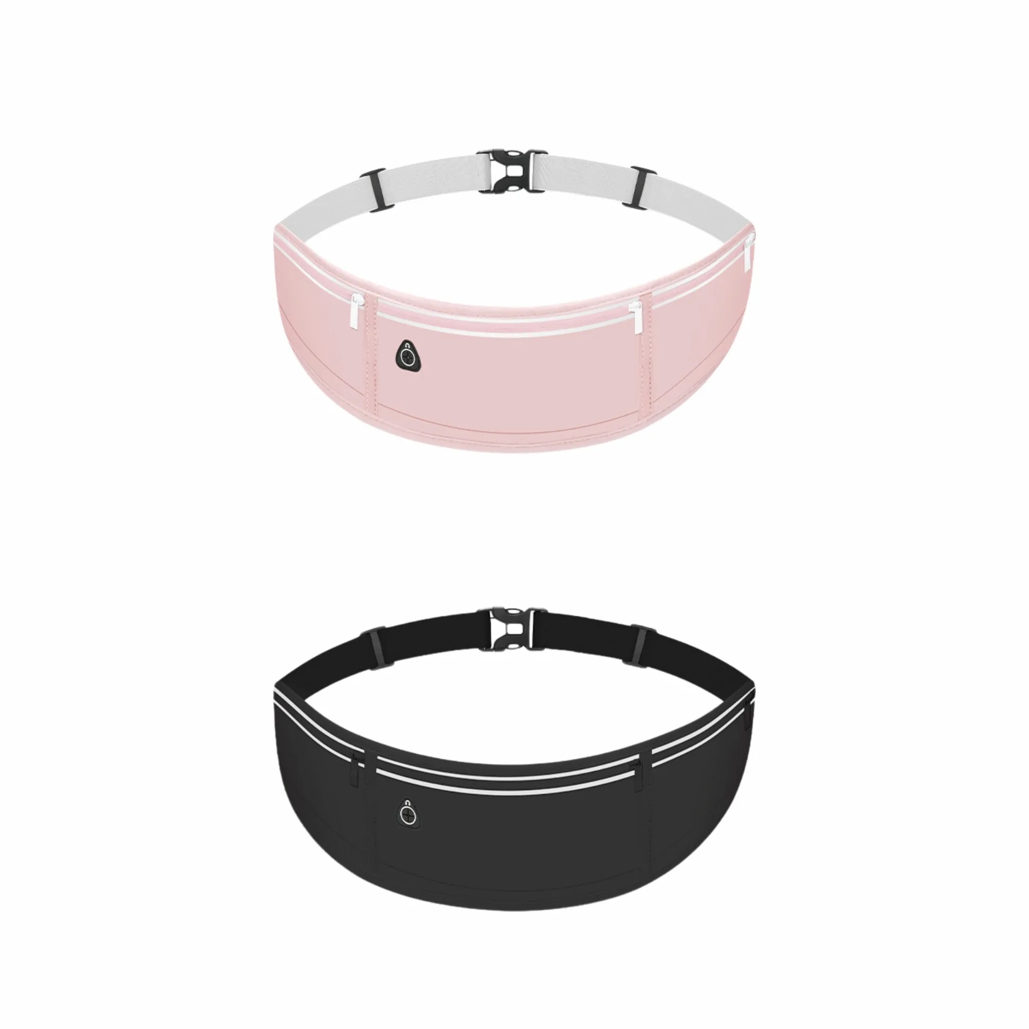 Women's Waterproof Running Waist Pack, Hiking Cycling Use 2