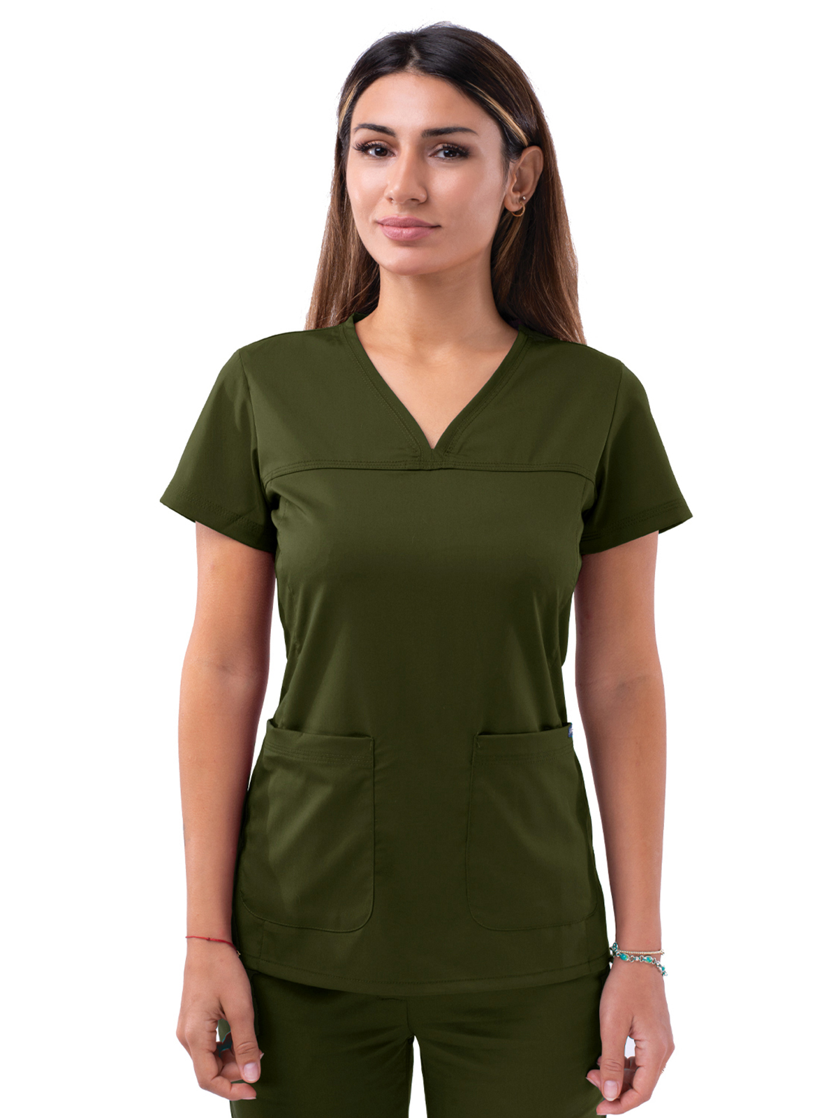 Adar - Pro - Women's V-Neck Sweetheart Top 2
