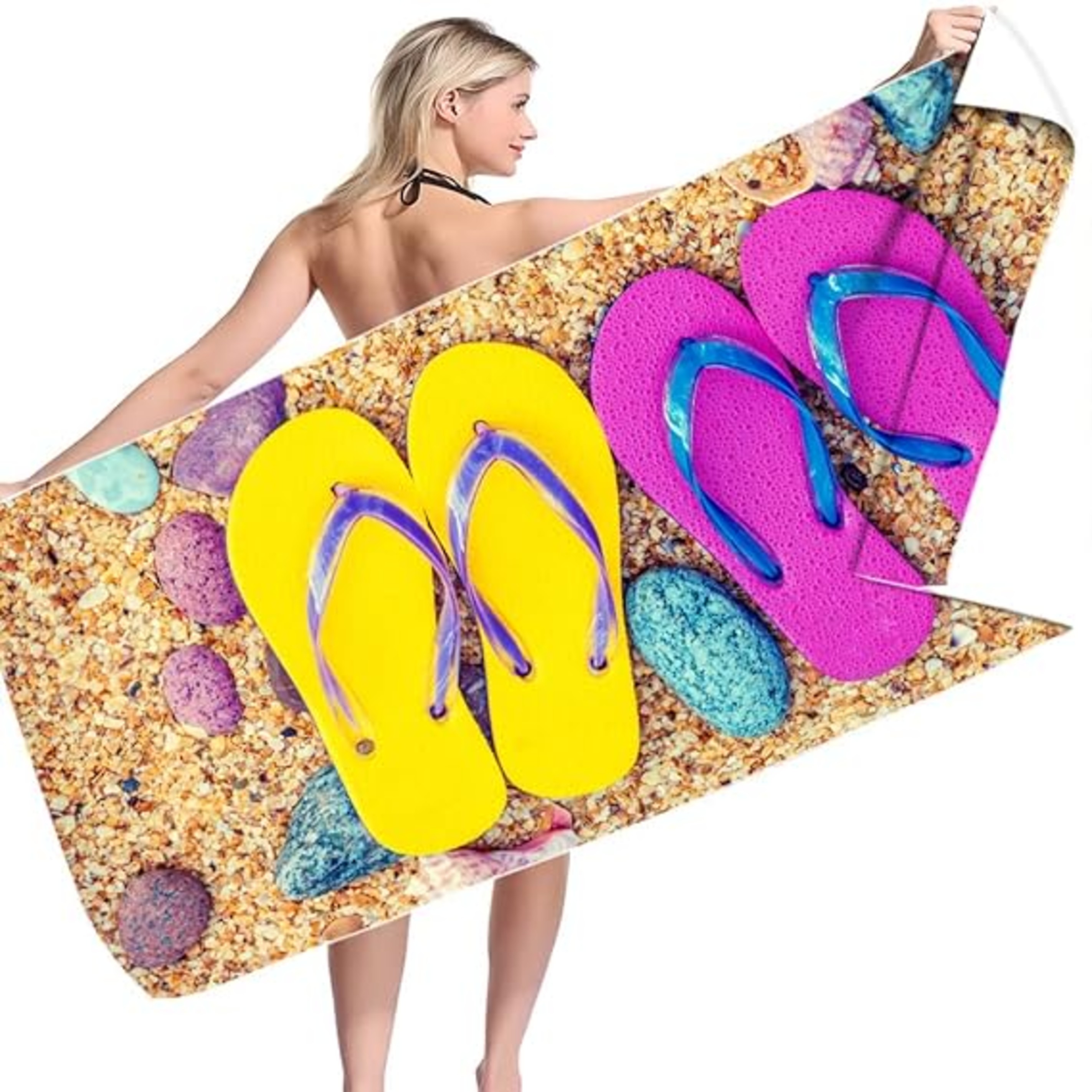 Full-color Custom Beach Towel 5
